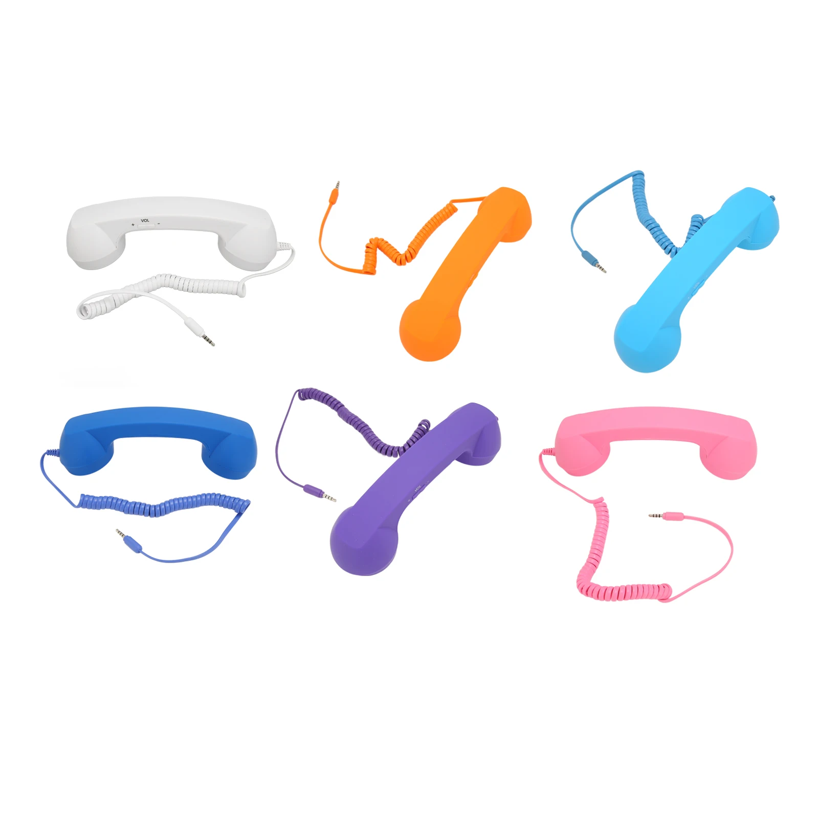 استقبال الهاتف السلكية للهواتف الذكية ، سماعة الهاتف الخليوي ، 3.5 مللي متر المكونات ، واقية من الإشعاع الرجعية ، الكمبيوتر