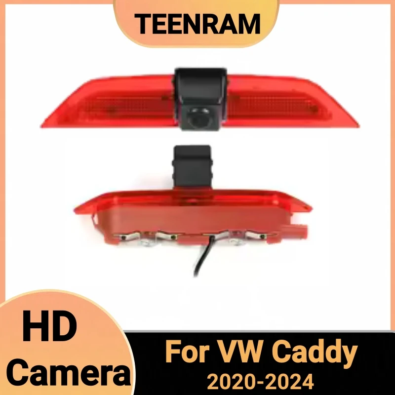 TEENRAM For VW Caddy 2020 2021 2022 2023 2024 Van Brake Light Reversing Camera 170 Degree Night Vision Camera Waterproof IP68