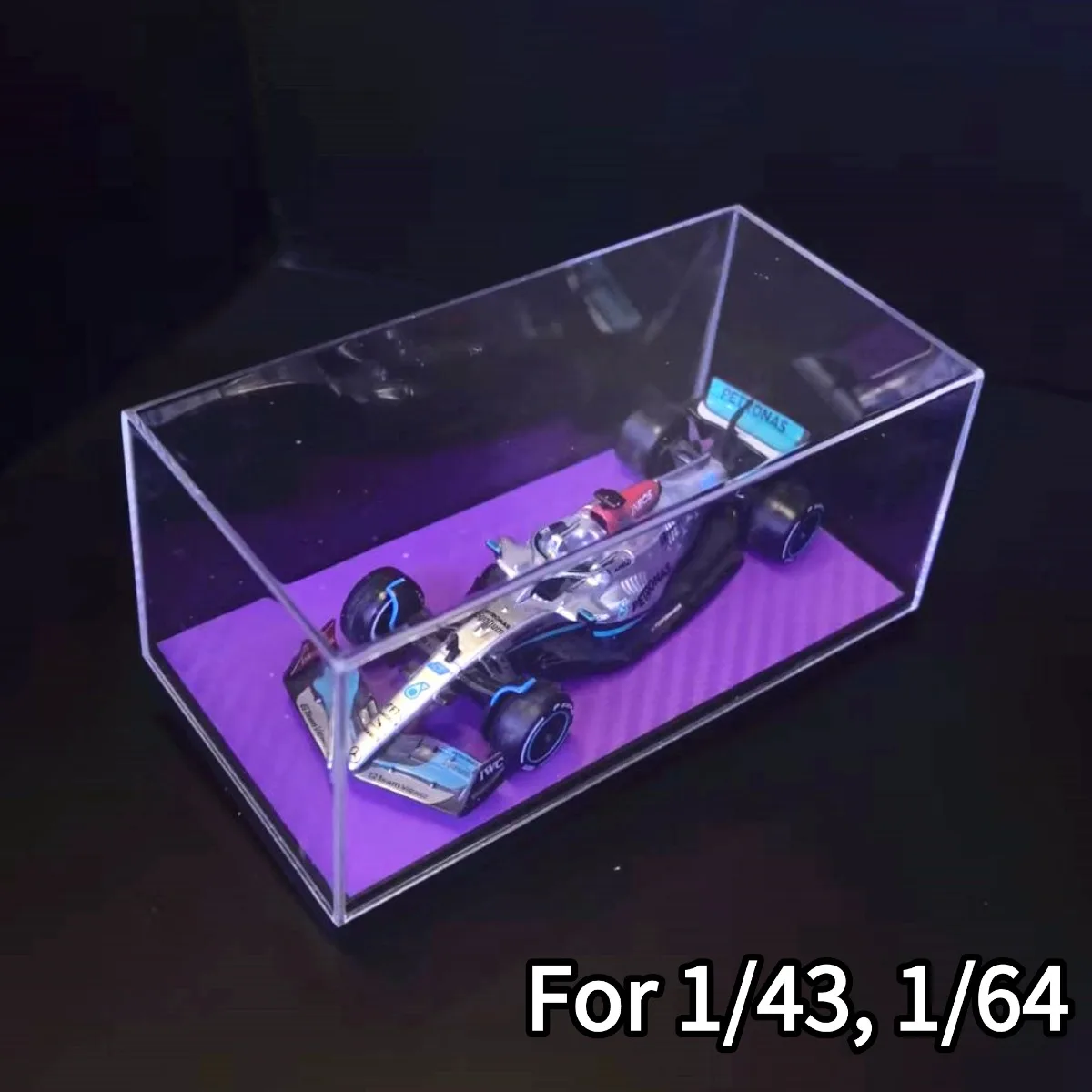 

Акриловая витрина 5,8 "x2,8" для масштаба 1:43, 1:64 1:87, модель автомобиля, коллекционный футляр для хранения, фигурка, миниатюрное здание «сделай сам», диорама