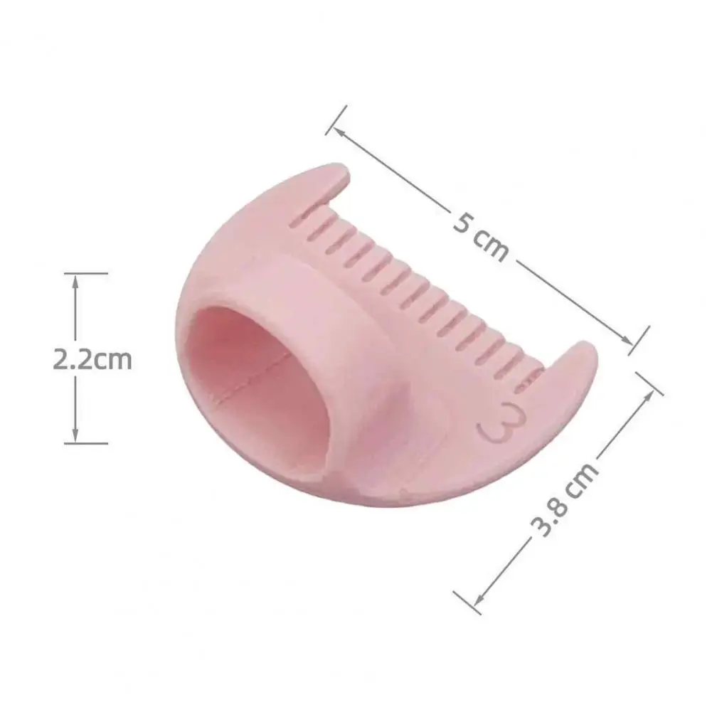 

2/4Pcs 5cm Sewing Gauge With Thumb Guide Plastic Portable Needle Gauge Quilting Ruler DIY Stitching Tool Simple Edge Stitch Lock