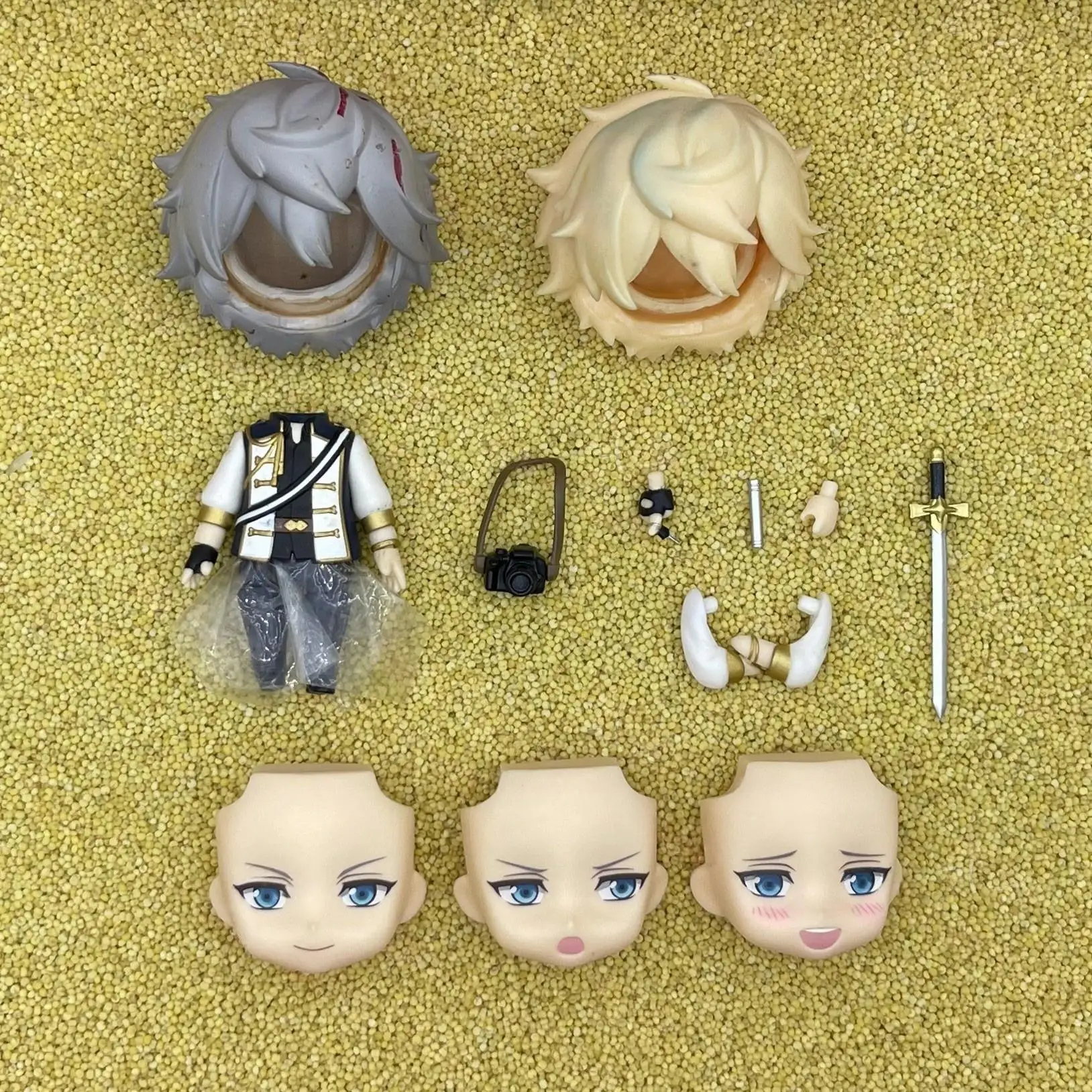 laimingquan GSC Clay Man Face twarz lalki włosy akcesoria dla lalek