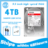 Toshiba 4TB  Surveillance VCR HDD Desktop PC Internal Hard driver disk 3.5inch 5400rpm 128MB Cache SATA3 6Gb/sP300 HDWD240