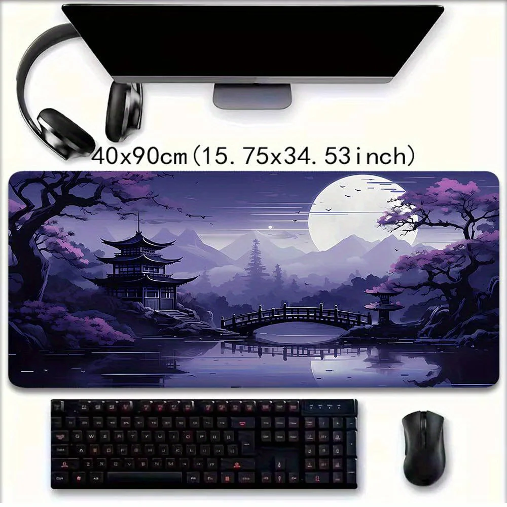 grande-tapete-de-mouse-para-jogos-com-cena-noturna-roxa-design-de-flor-de-cerejeira-e-pagode-base-de-borracha-antiderrapante-tapete-para-jogos-de-mesa-de-escritorio