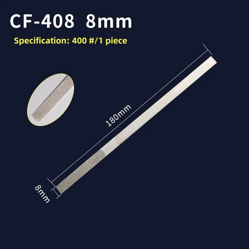 1 Pcs Diamond Flat Taper Shaped File For Grinding Mold Trimming DIY Hand Tools CF402/404/406/408 150# 200# 400#