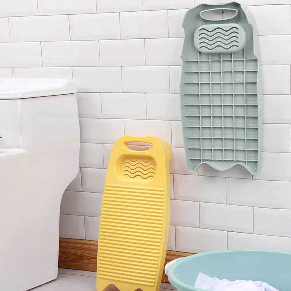 

2pcs Plastic Wavy Scrubbing Clothes Tool Laundry Washing Board For Household Supplies Home Durable Household Supplies