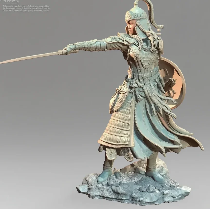 

65mm 85mm 110mm Resin model kits colorless and self-assembled （3D Printing ） TD-6216/3D