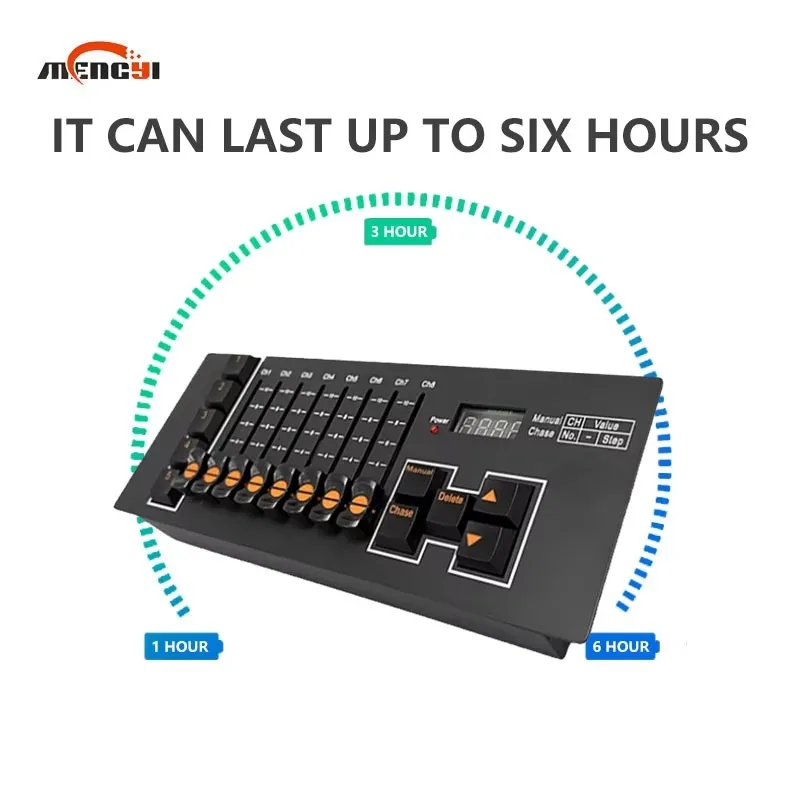 وحدة تحكم إضاءة Dmx وحدة تحكم صغيرة 512 وحدة تحكم لاسلكية محمولة لإضاءة المسرح وحفلات Dj