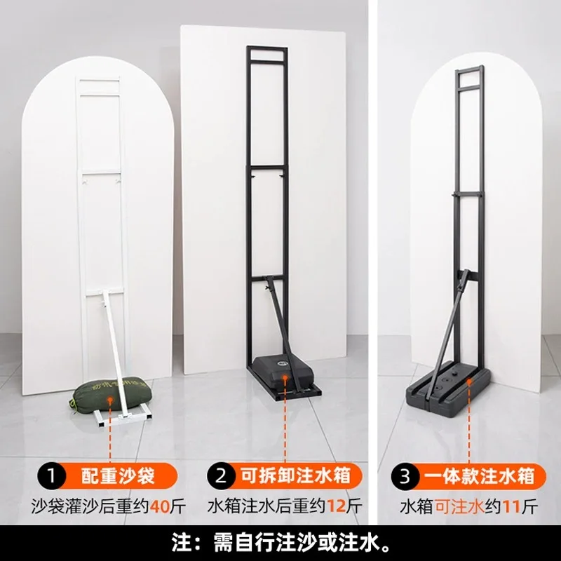 humanoid standing sign wedding background board telescopic poster support frame vertical floor billboard