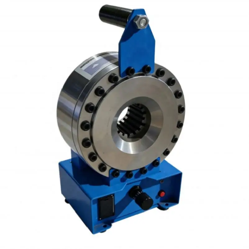 Portable Hydraulic Hose Crimper with Interchangeable 8 Dies for Industrial Rubber Hose Assembly