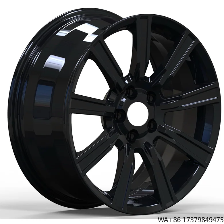 

Custom Range Rover Forged Wheels 22 Inch 5 Hole Wheel Monoblock Wheel Bright Black