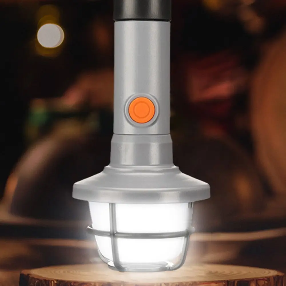 

Four Lighting Modes LED Flashlight Strong Light with Hook Outdoor Emergency Lights Fast Charging Waterproof Camping Lights