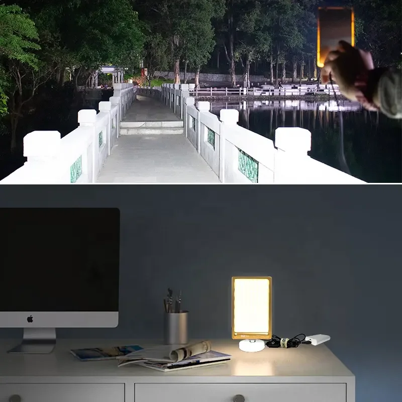 Mobile Lighting Built-in Magnetic Road Light, Flash Light, Camping Light, Telescopic and Collapsible Night Light