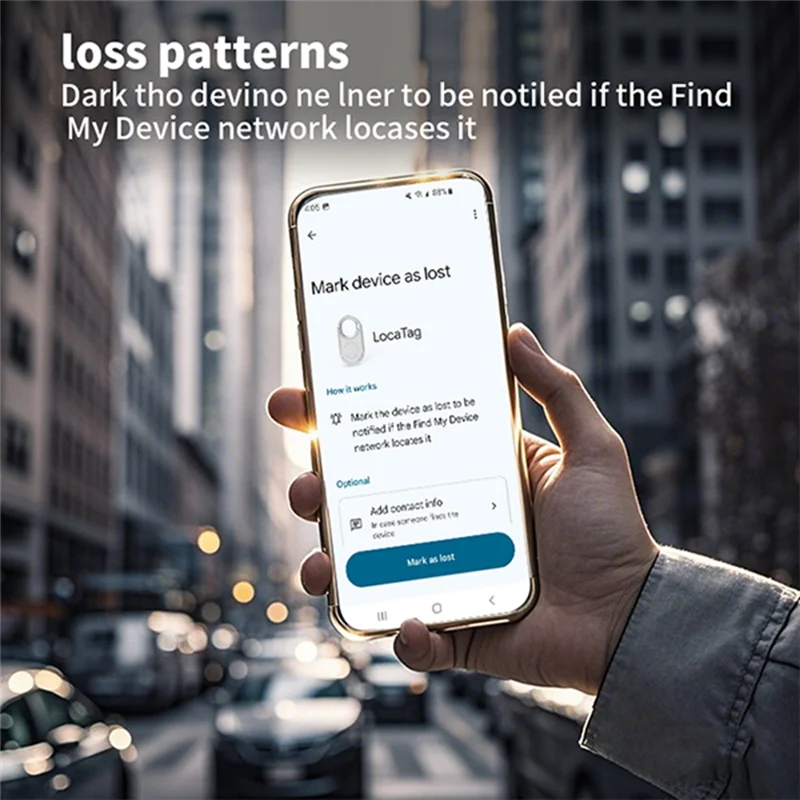 A99E-GPS Tracker Smart Tag 4PCS Anti-Loss Alert Sound Fast Locator For Pets Children For Google Find Hub Compatible