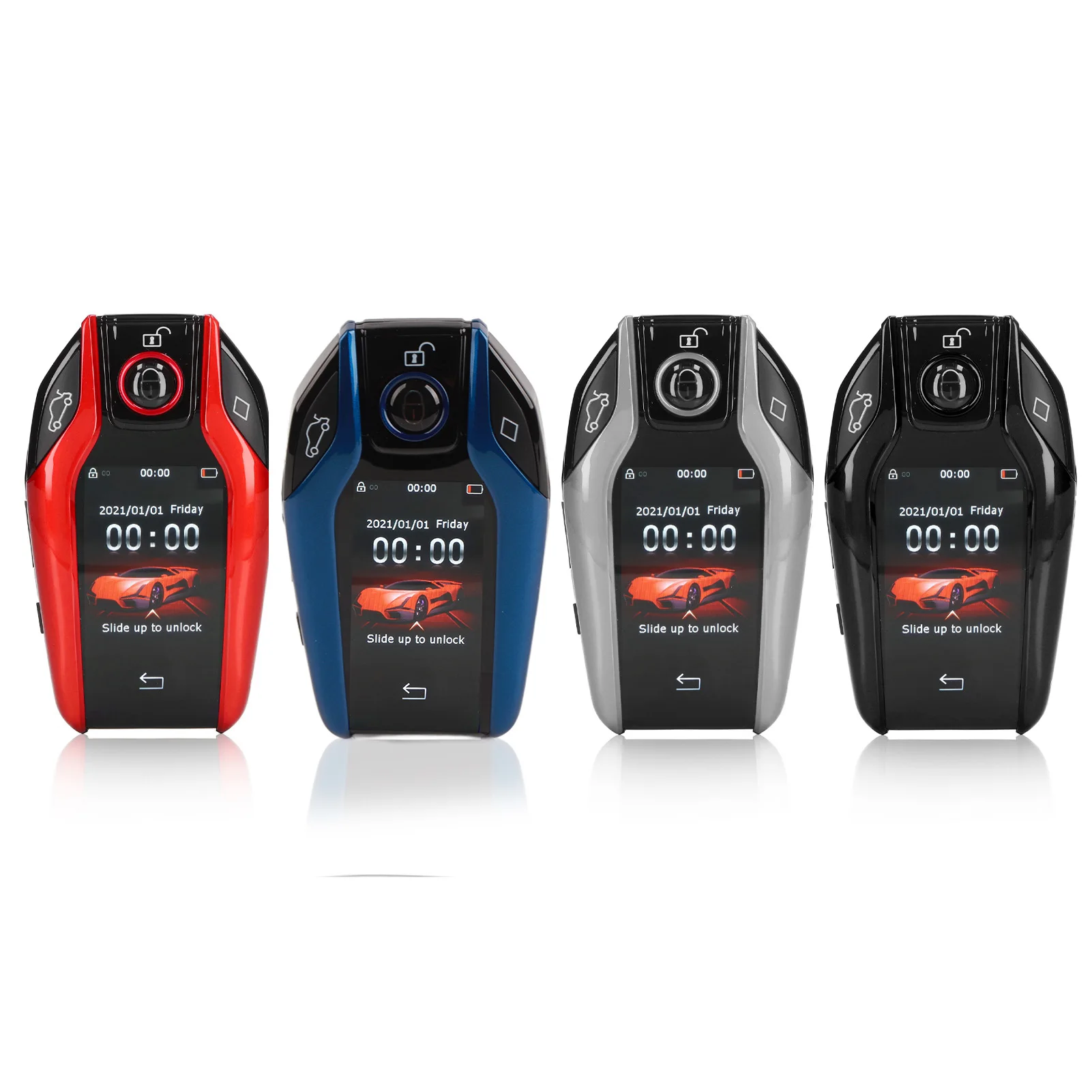 LCD Smart Key Smart Key TK800+ LCD Smart Key รีโมท Keyless Entry สําหรับทั้งหมด Start Stop Engine ปุ่ม