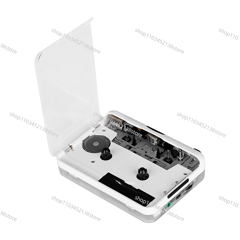 Clear Vintage Tape To MP3 Converter Stereo Cassette Player Walkman