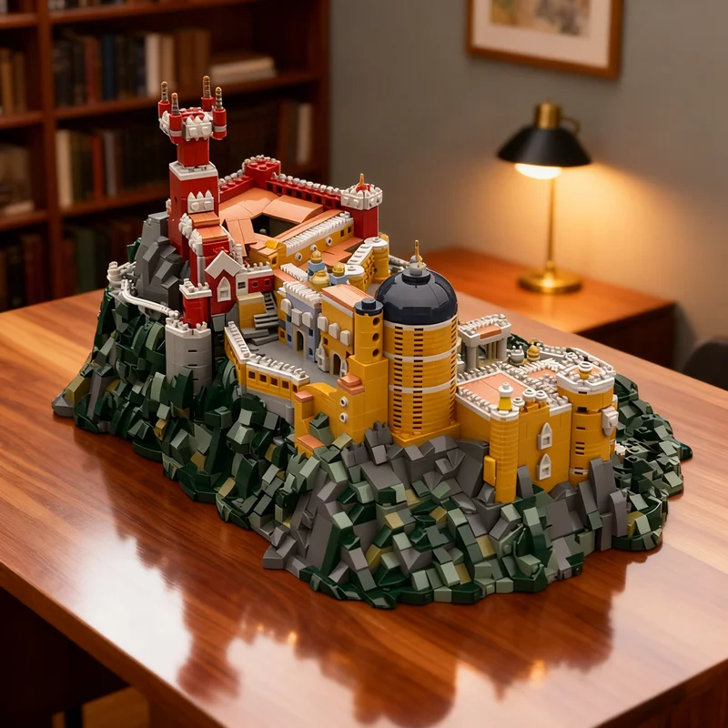 

3780pcs MOC Palacio Da Pena Sintra Portugal Architecture Model Building Blocks Construction Toy Christmas Gifts DIY Idea Brick