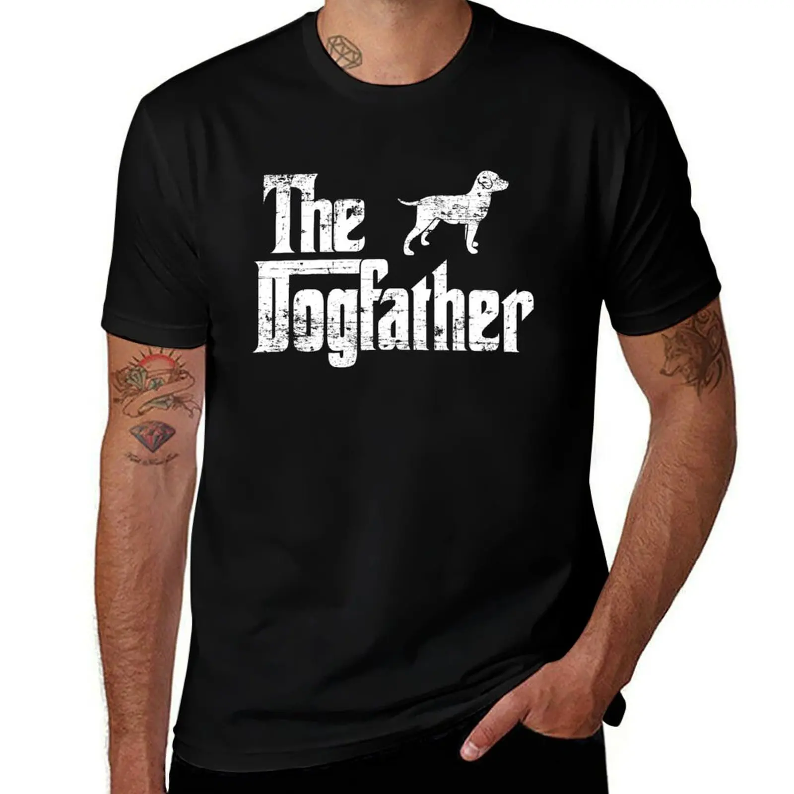 

The Dogfather T-Shirt Casual Minimalist Short Sleeve Top