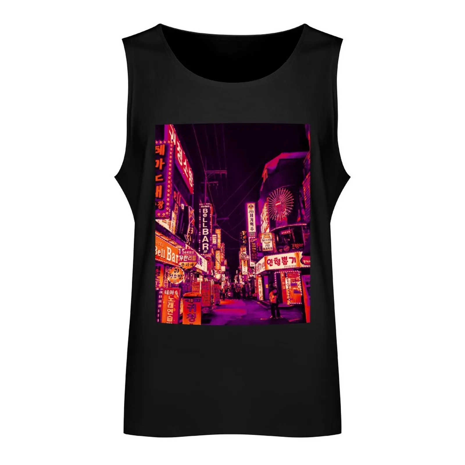 thermal view nights Tank Top gym wear men T-shirt men