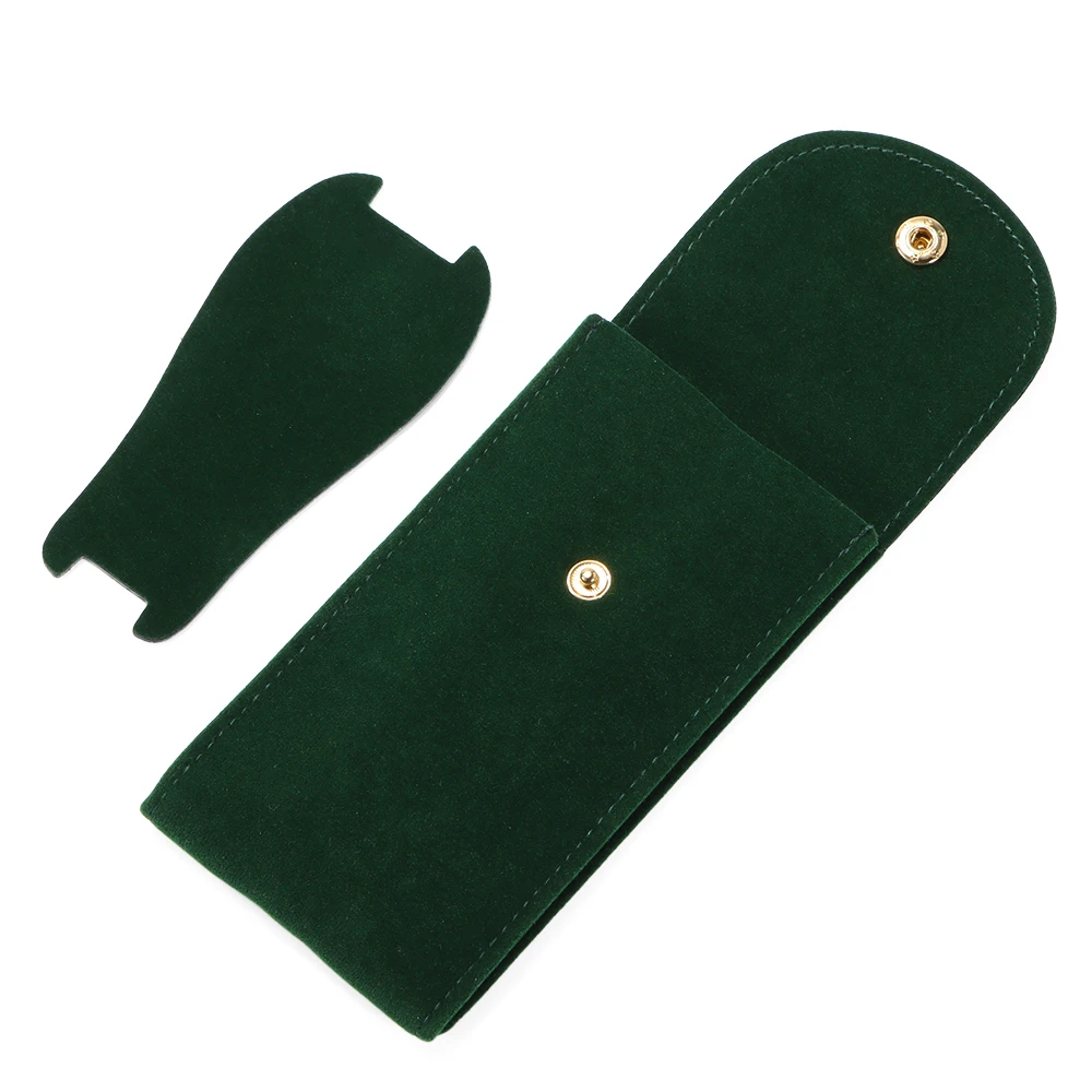 1PC Portable Flannelette Watch Pouch Storage Bag Single Watch Travel Organizer Display Pouch Gift Bag Watch Dust Protection Case 6
