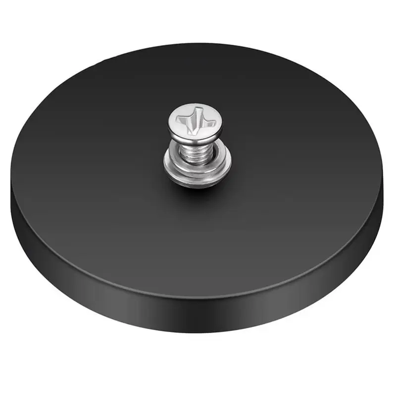 [NEW!A08R】 D66mm-Rubber Coated Anti-Scratch Magnets, Magnet Base With Threaded Studs,Magnets Hold The Base For Light Mirror Tool
