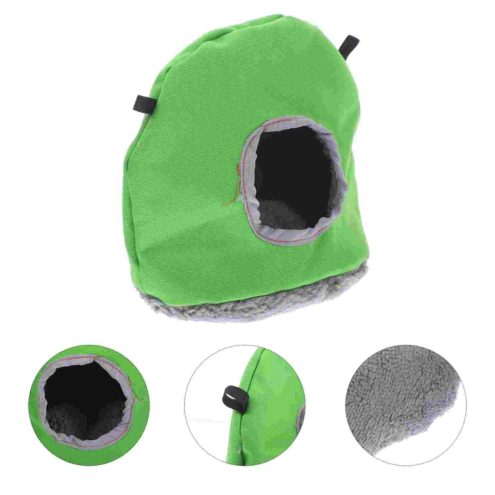 Pet Warm Bird Nest Bed House Keep Winter Hammock Parrot Hanging Cage Accessories for Parakeets Cotton Tent