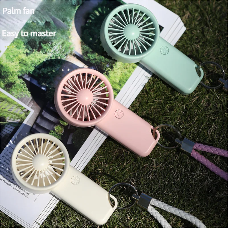 MEET SUN Portable Handheld Fan 500mAh, Silent USB Cooling Fan, Mini Rechargeable Desk & Pocket Hand Fan