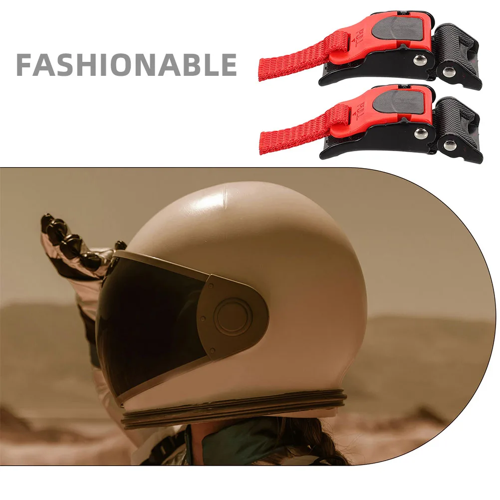 Juego de 5 Hebillas de Liberación Rápida para Casco, Hebillas de Seguridad Universales para Motocicleta, Kit de Reemplazo de Correa para la Barbilla
