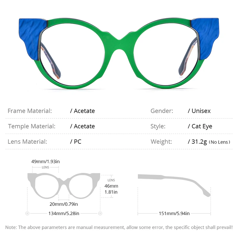 HEPIDEM Acetate Glasses Women Luxury Brand Design Cat Eye Eyeglasses Frame Japanese Handmade Spectacle Thick Cateye Eyewear 9384