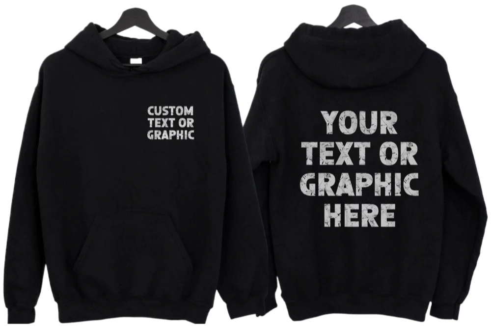 Customized Hoodie Personalized Printed Add Your Own Custom Texts Images Hoodie for Women Men Long-sleeved Hoody Spring