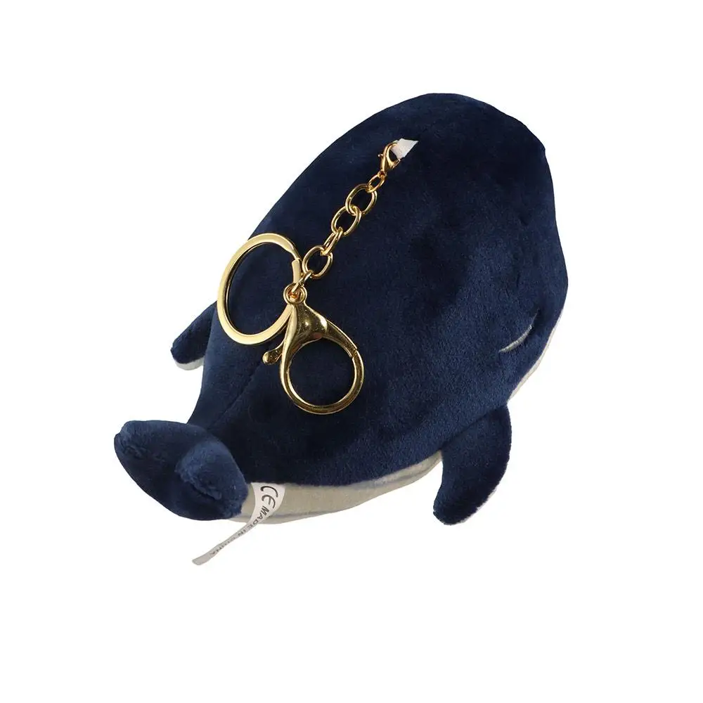 

Hanging Ornaments PP Cotton Whale Keychain Simulation Fluffy Animal Whale Small Pendant Collection Ins Whale Home Decor