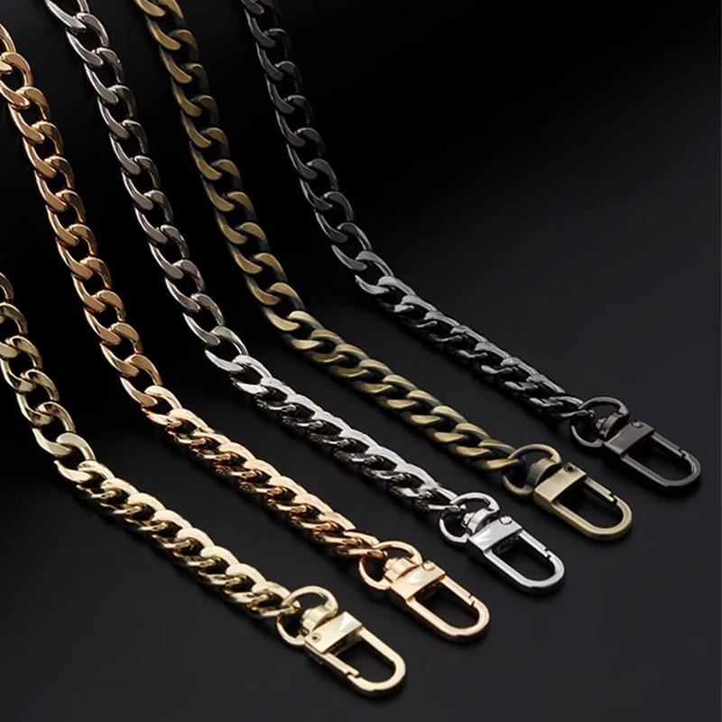 120CM High Quality Bag Chain Strap Handle Shoulder Crossbody Handbag Bag Metal Replacement Chains Diy Bag Parts Accessories