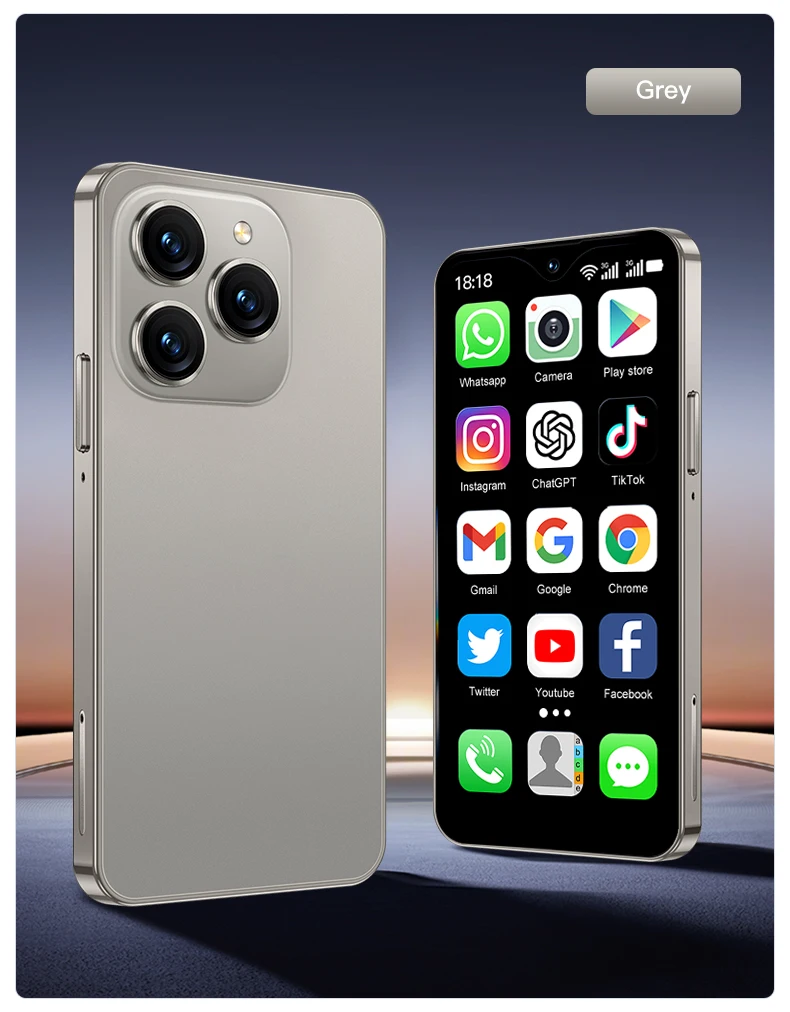 SERVO 17SE Mini Cute 4G Smartphone Android 8.1 16GB ROM 2 SIM Standby HD Camera GPS OTG Bluetooth Play Store Small Pocket Phone
