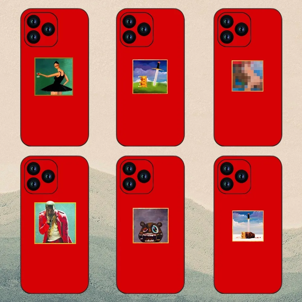 My Beautiful Dark Twisted Fantasy Ye Phone Case For iPhone 11 12 13 14 15 Mini Pro XS Max X S Plus XR Shell