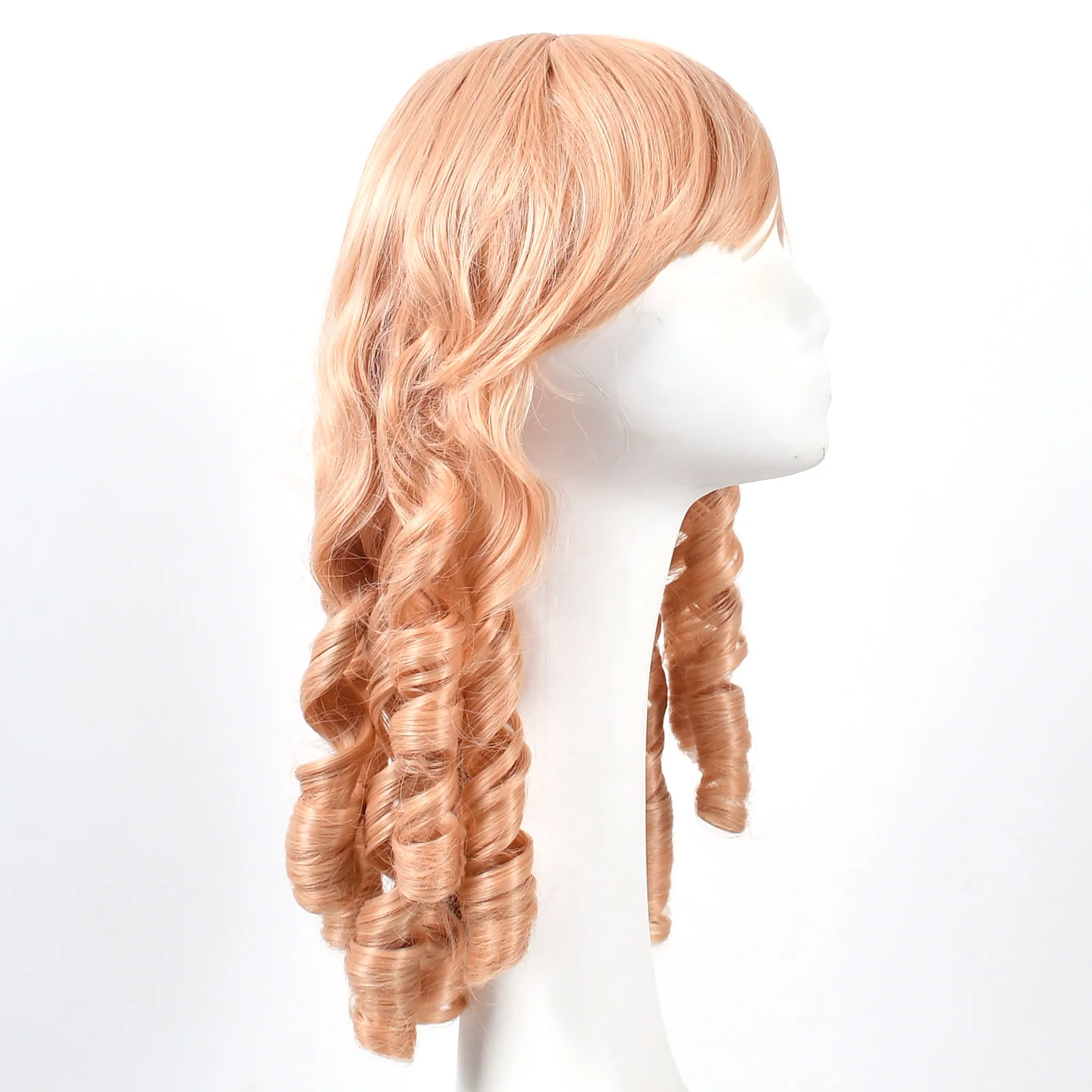

Jeedou Hair Wigs For Girls Ladies Cosplay Lolita Retro Vertical Spiral Roman Curls Brown Blonde Color Synthetic Wig Party Use