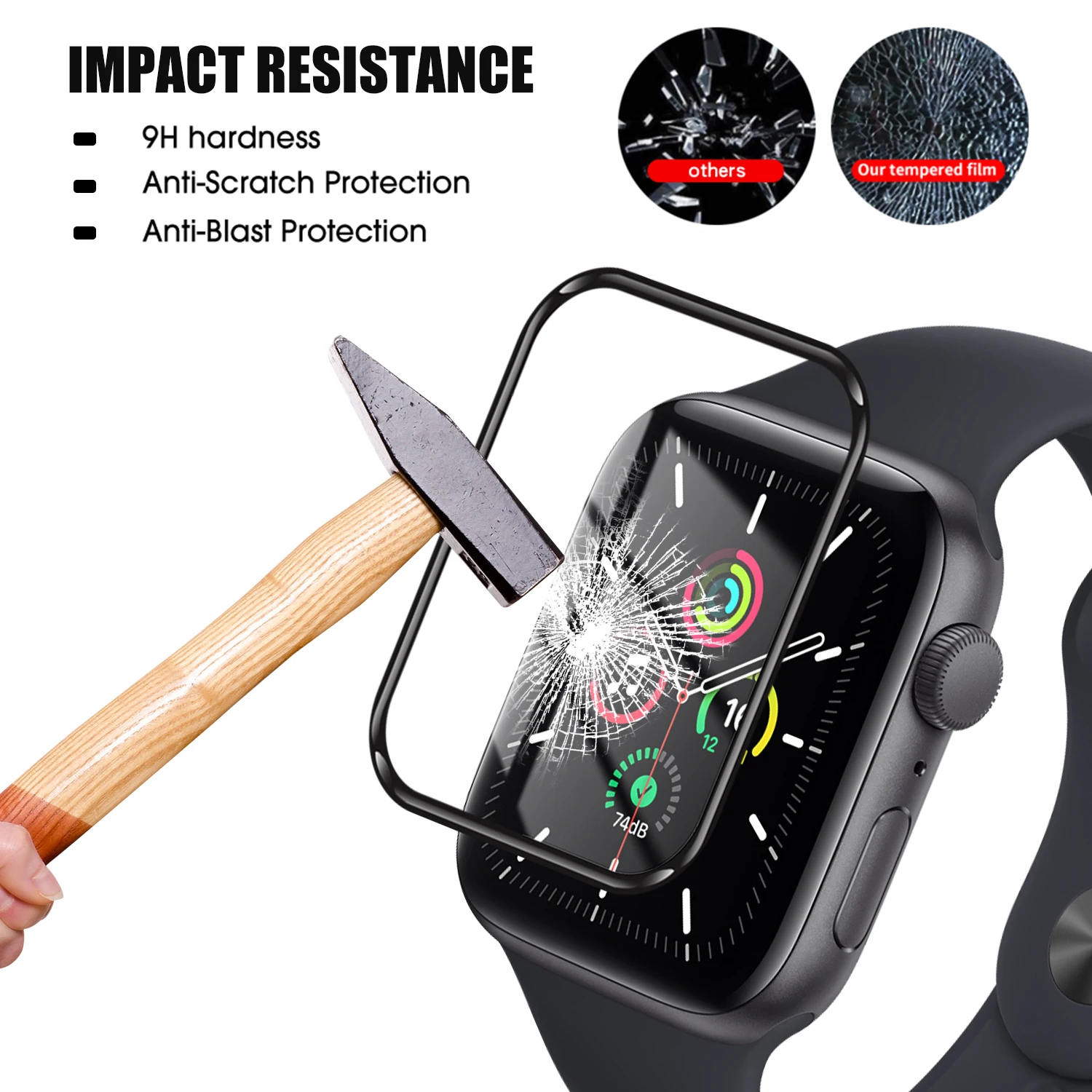 Película macia de fácil instalação para apple watch s10 s11 ultra 42/46/49mm, protetor de tela antiarranhões para smartwatch iwatch s10 s11