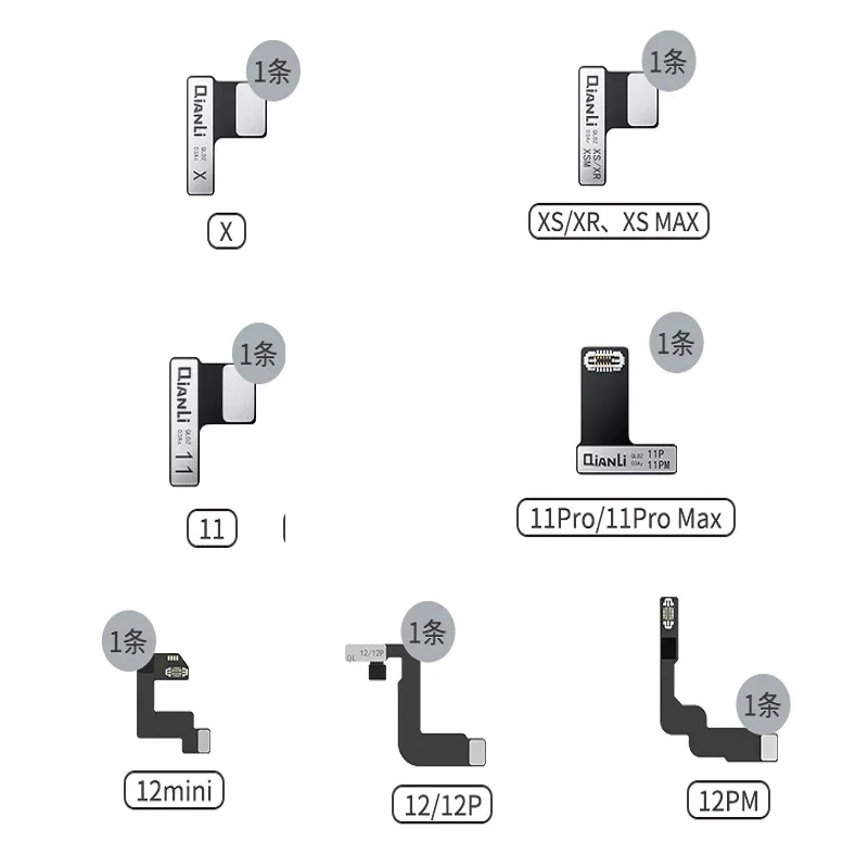 Qianli Battery Repair Flex Cable Tag On For iPhone 14 Pro Max 13 mini 12 11 Pro MAX Mobile Phone Battery Warning Health Repair