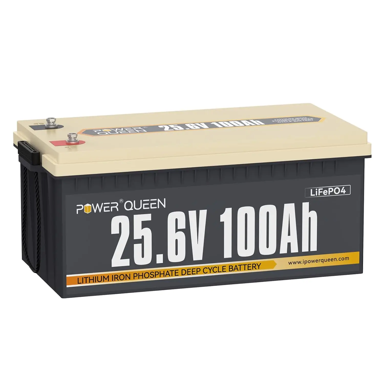 24V 100Ah LiFePO4 Battery, 100A BMS Protection, 4000-15000 Cycles, 2.56kW Load Power, 2.56kWh Deep Cycle Lithium, Custom