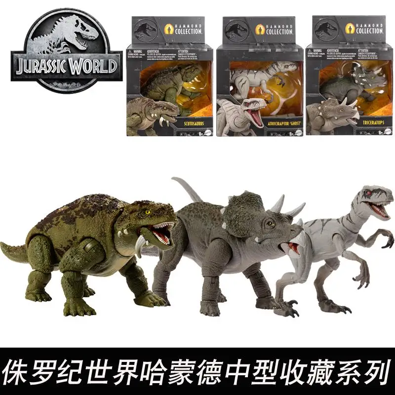 

В наличии, аниме-фигурка «Мир Юрского периода», Гамond, коллекция среднего размера, Велоцираптор, модель динозавра из аллозавра, детская мужская игрушка