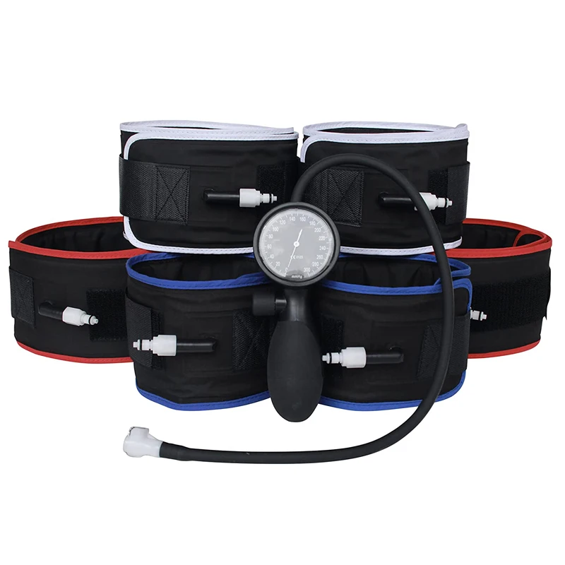 Intelligent Air Pump Control, Flow Limiting Training Arm and Leg Cuffs