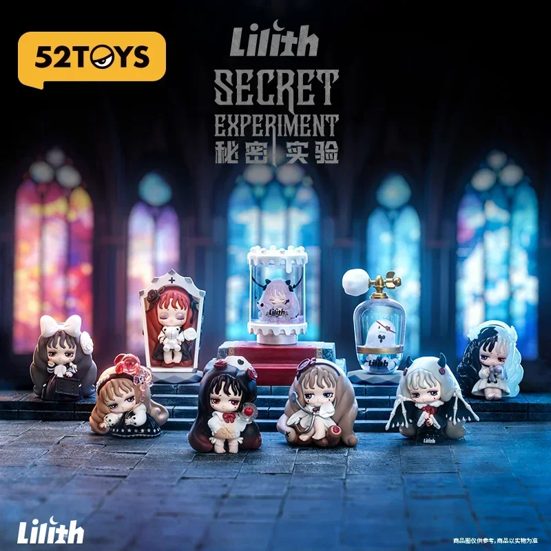 52Toys Lilith Secret Experiment Series Blind Box Guess Bag Mystery Box Toys Doll Cute Anime Figure Ornaments Gift Collection