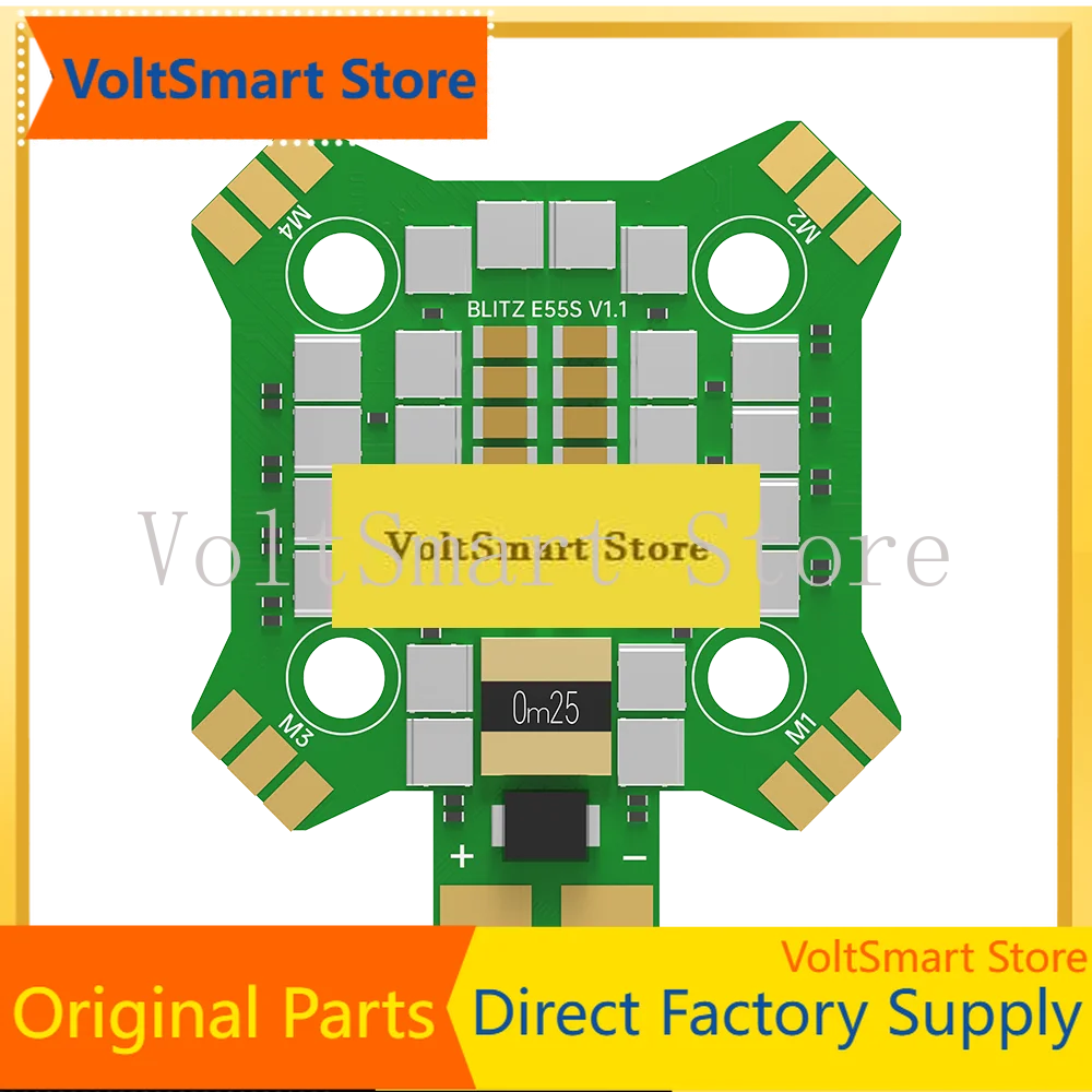 VoltSiFlight BLITZ Mini ATF435 Stack With Mini ATF435 BMI270 FC / Mini E55S 4-IN-1 2-6S ESC For RC FPV Drones