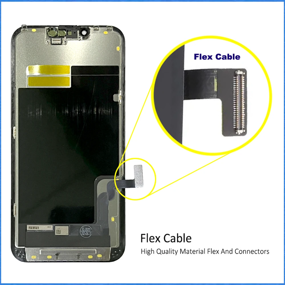 OLED Screen For iPhone  X XS 11 12 Pro Max LCD For iPhone 13 14  15 Pro Max Display 3D Touch Screen Digitizer Replacement Parts