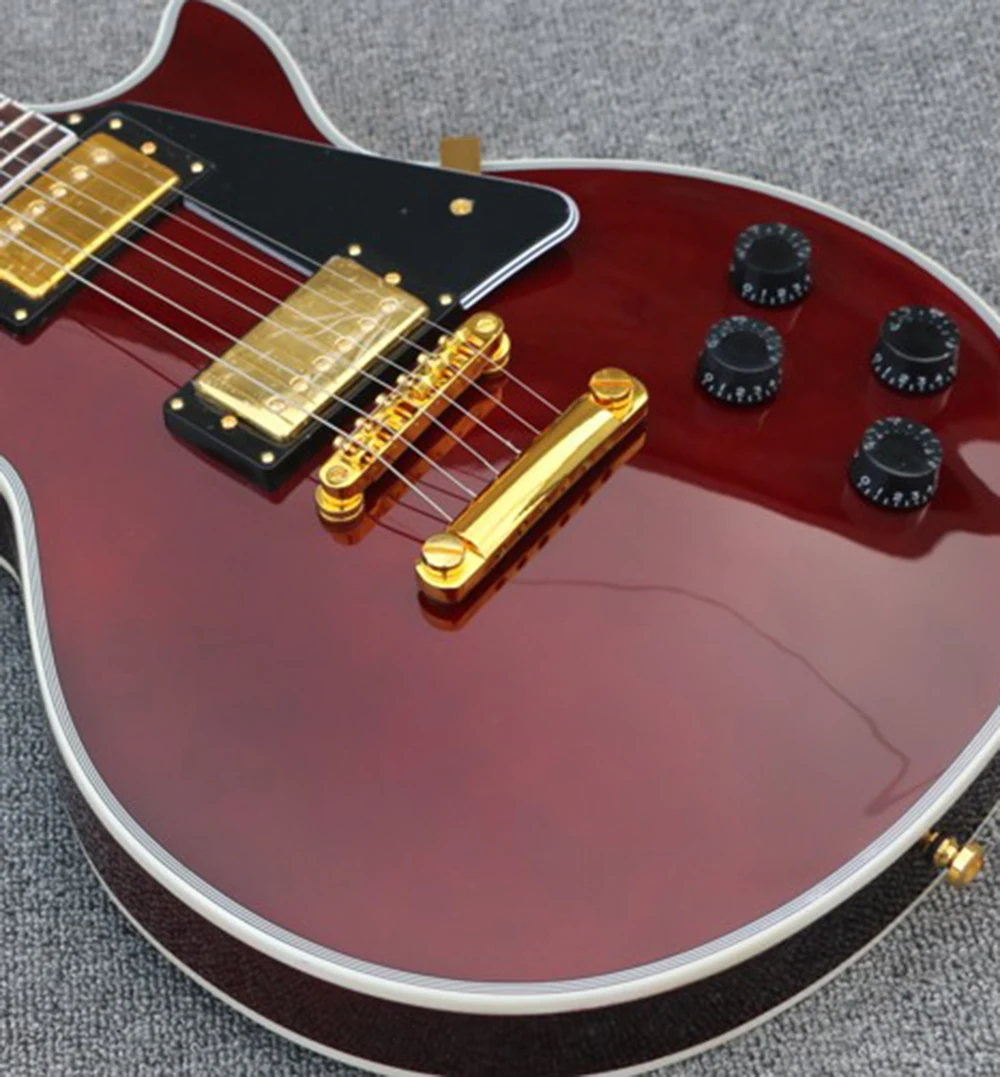 Classic custom shop wine red 58 electric guitar,golden hardware,custom service is available