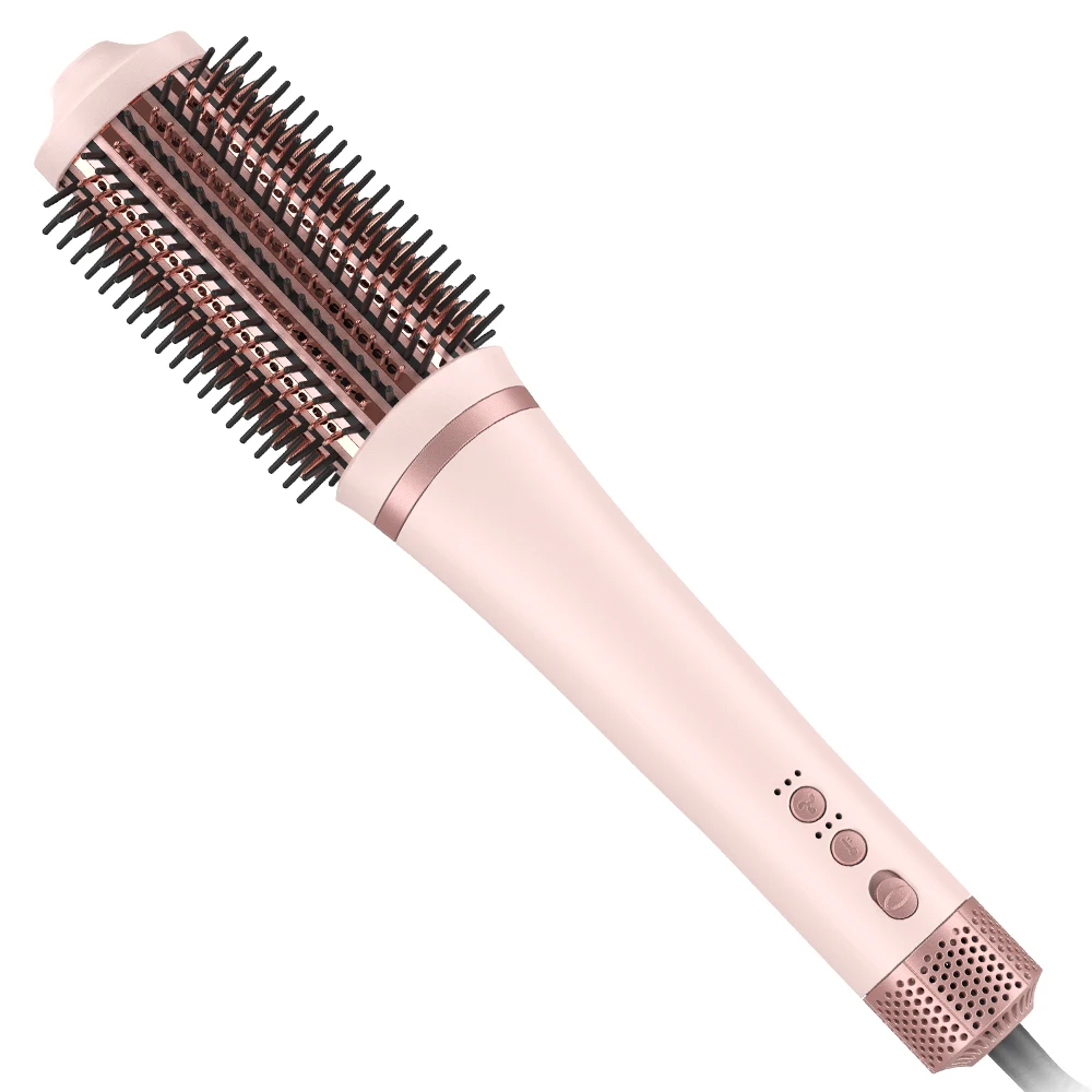 

Профессиональная щетка SMET мощностью 1500 Вт из сплава с расчесанными зубьями и сверхдлинным расчесанным дизайном с защитой от ожогов и высокоскоростным феном