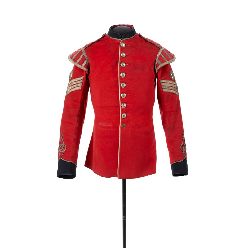 

Изготовленная на заказ немецкая винтажная куртка корпоралов Королевской инженерной службы Первой мировой войны, красная униформа британской армии, пальто Шотландской гвардии