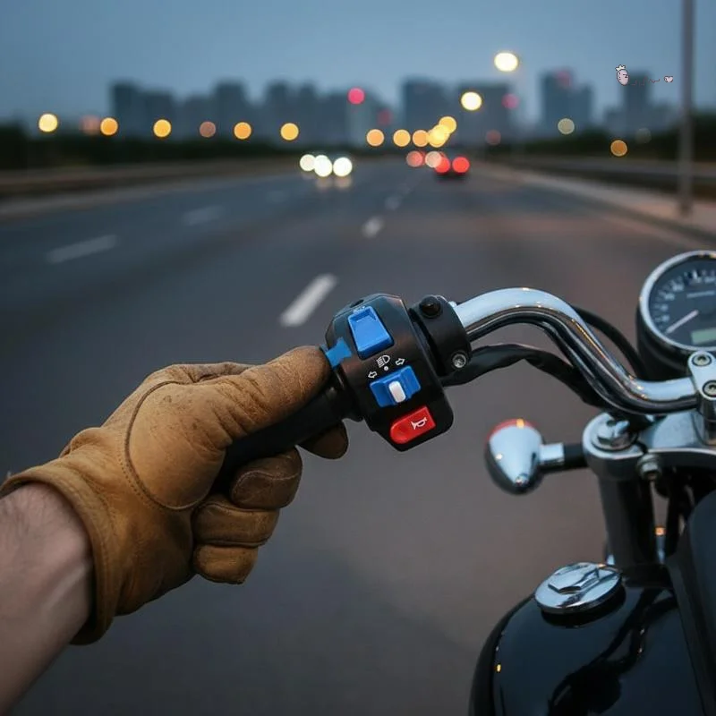 

1/2 шт. Электрические переключатели на руль для электровелосипедов и скутеров, кнопка звукового сигнала для мотоциклов, кнопка указателя поворота, переключатель управления для Gy6 50cc 125cc