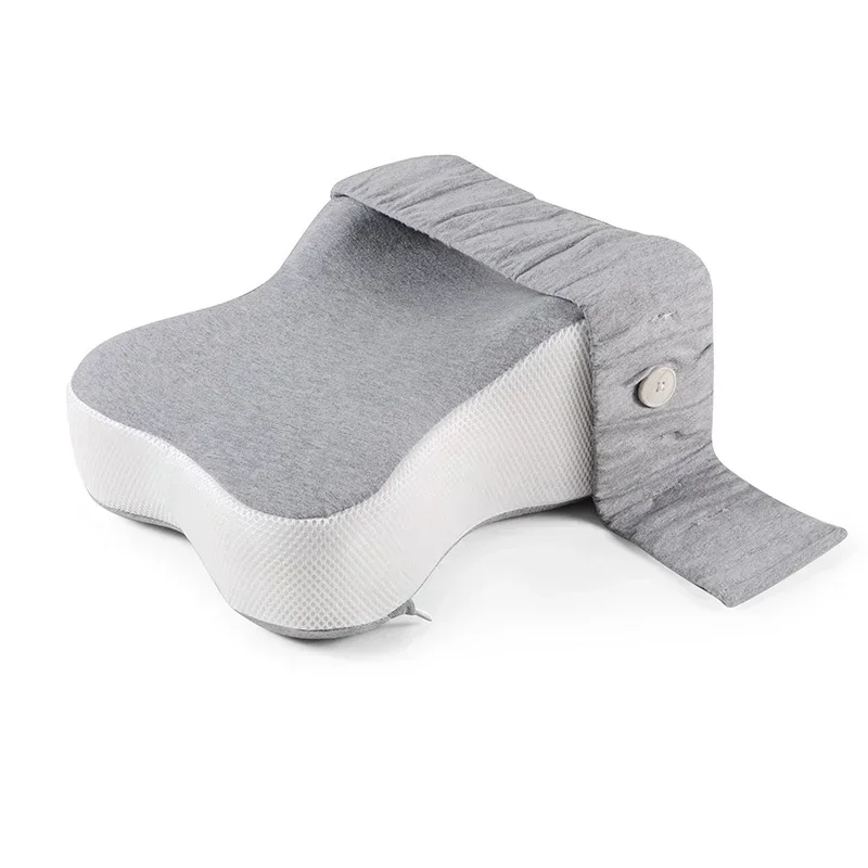 Coussin orthopédique en coton à mémoire de forme à rebond lent, coussin de maternité pour les jambes, coussin de soutien pour les genoux et les jambes, réglable, pour dormir sur le côté