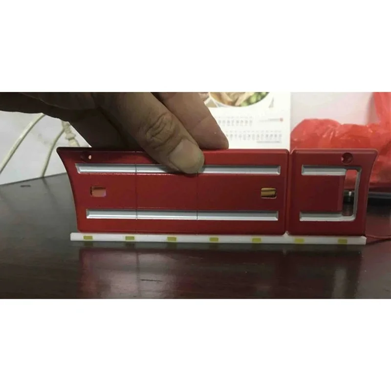 RC 1/14 LED-Seitenleuchten für Tamiya Hydraulikbagger, Lader, Muldenkipper für SCANIA MAN VOLVO, DIY-Teile – Detail 5