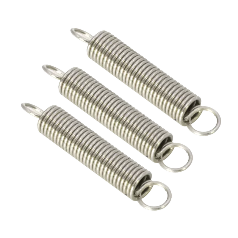 5pcs Small Tension Spring Micro Extension Dual Hook Wire Dia 1.0mm OD 10mm Length 25mm 30mm 35 40 45 50mm 304 Stainless Steel