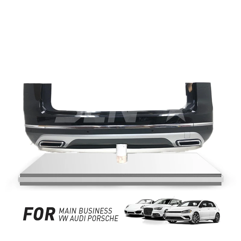 Car bumpers Body Kits For 2018-2020 VW atlas suv rear bumper 6 sensors (Pearl Black) #76 3CN807421 auto parts